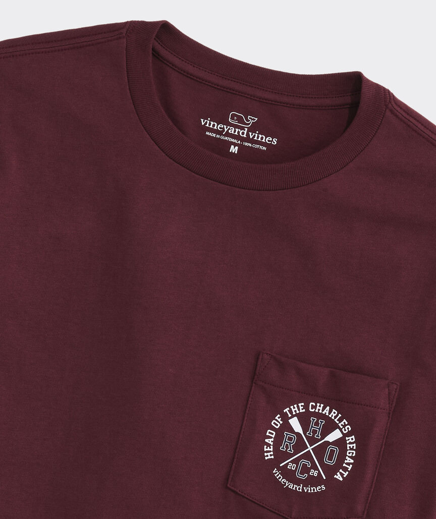 Head Of The Charles® Circular Star Long-Sleeve Pocket Tee