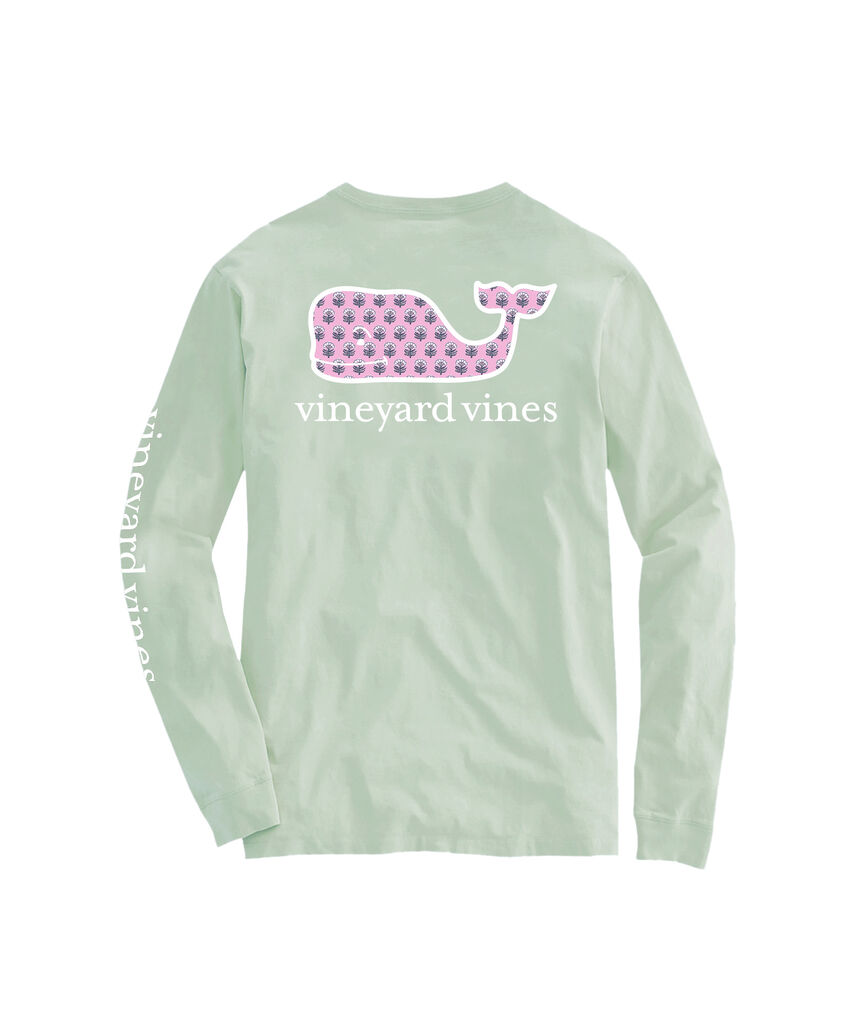 OUTLET Avi Print Whale Long-Sleeve Pocket Tee