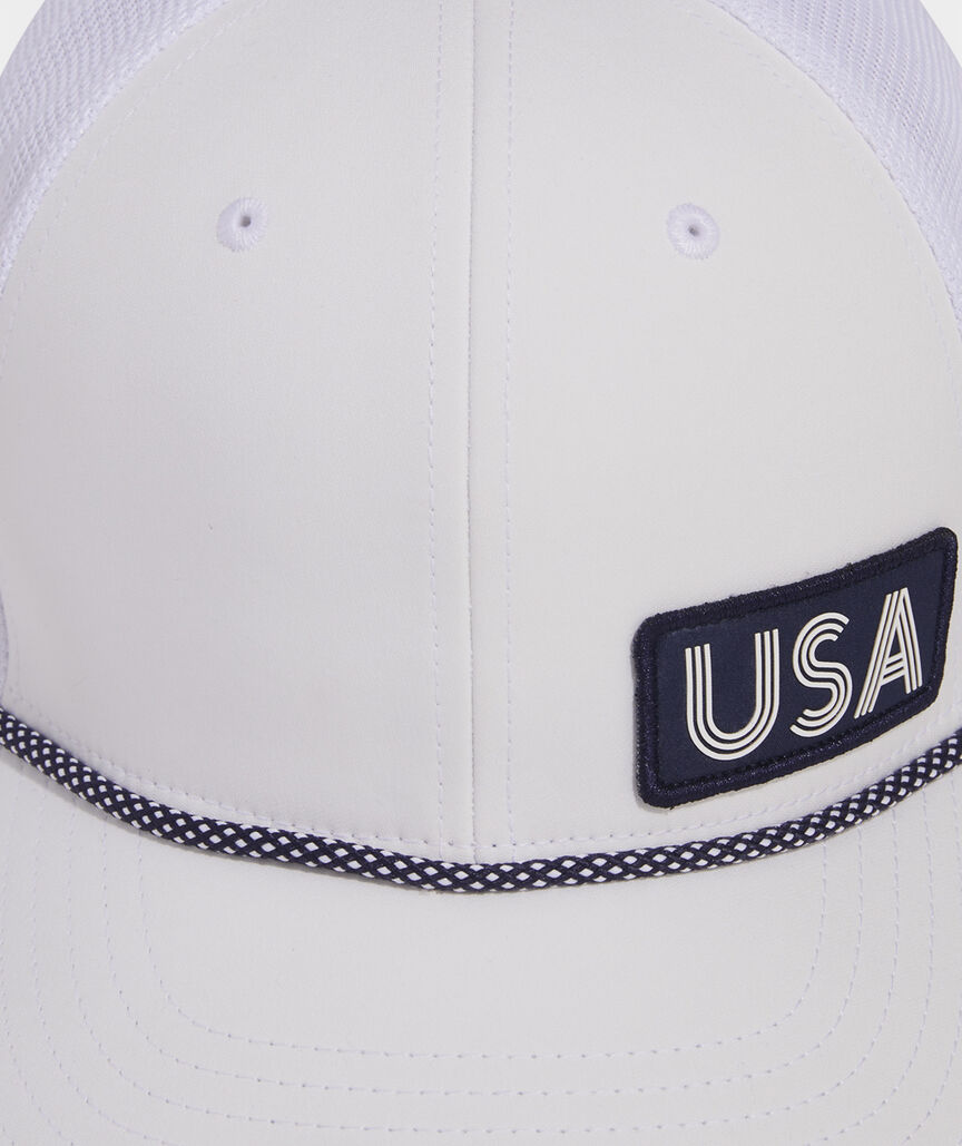 On-The-Go USA Patch Trucker Hat