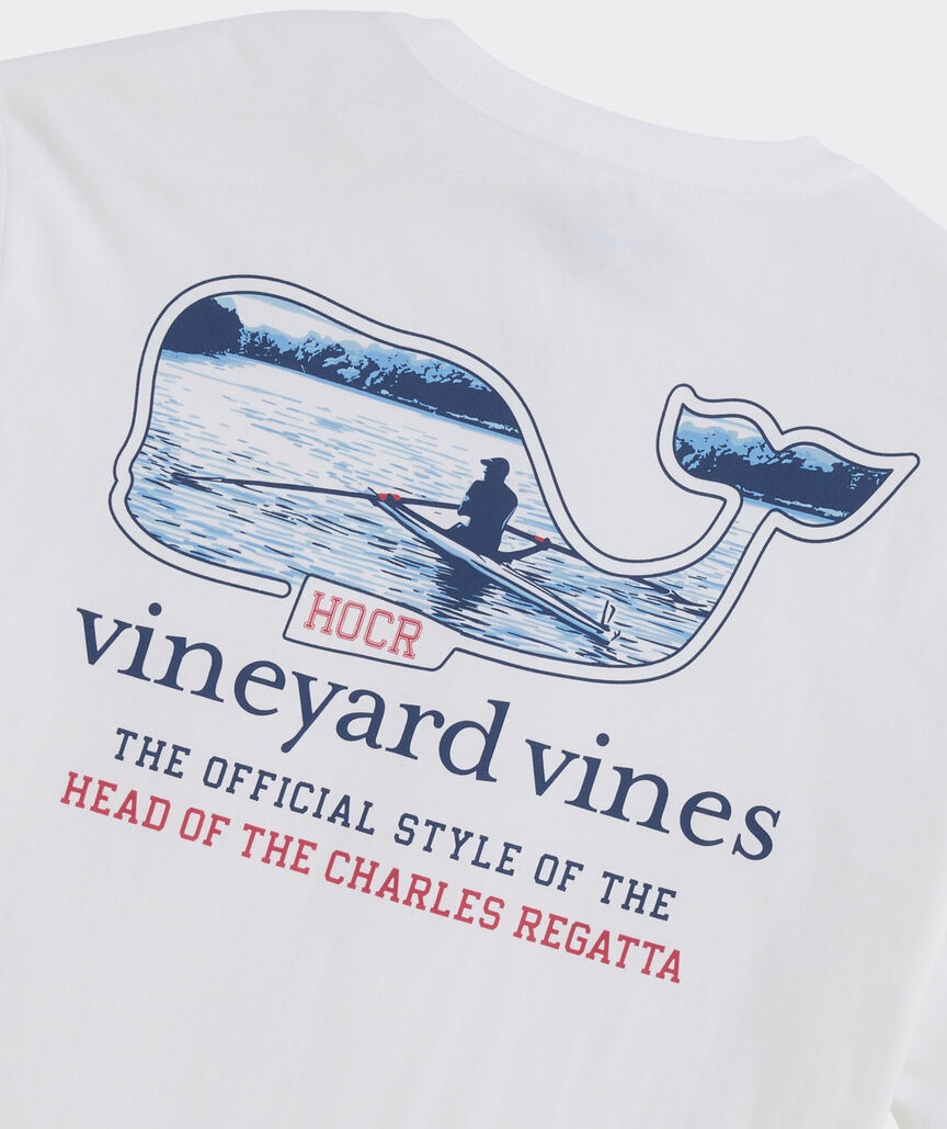Head Of The Charles® Rower Whale Short-Sleeve Pocket Tee