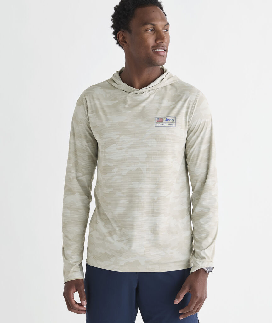 Jeep Collection Sun Tech Hoodie Tee