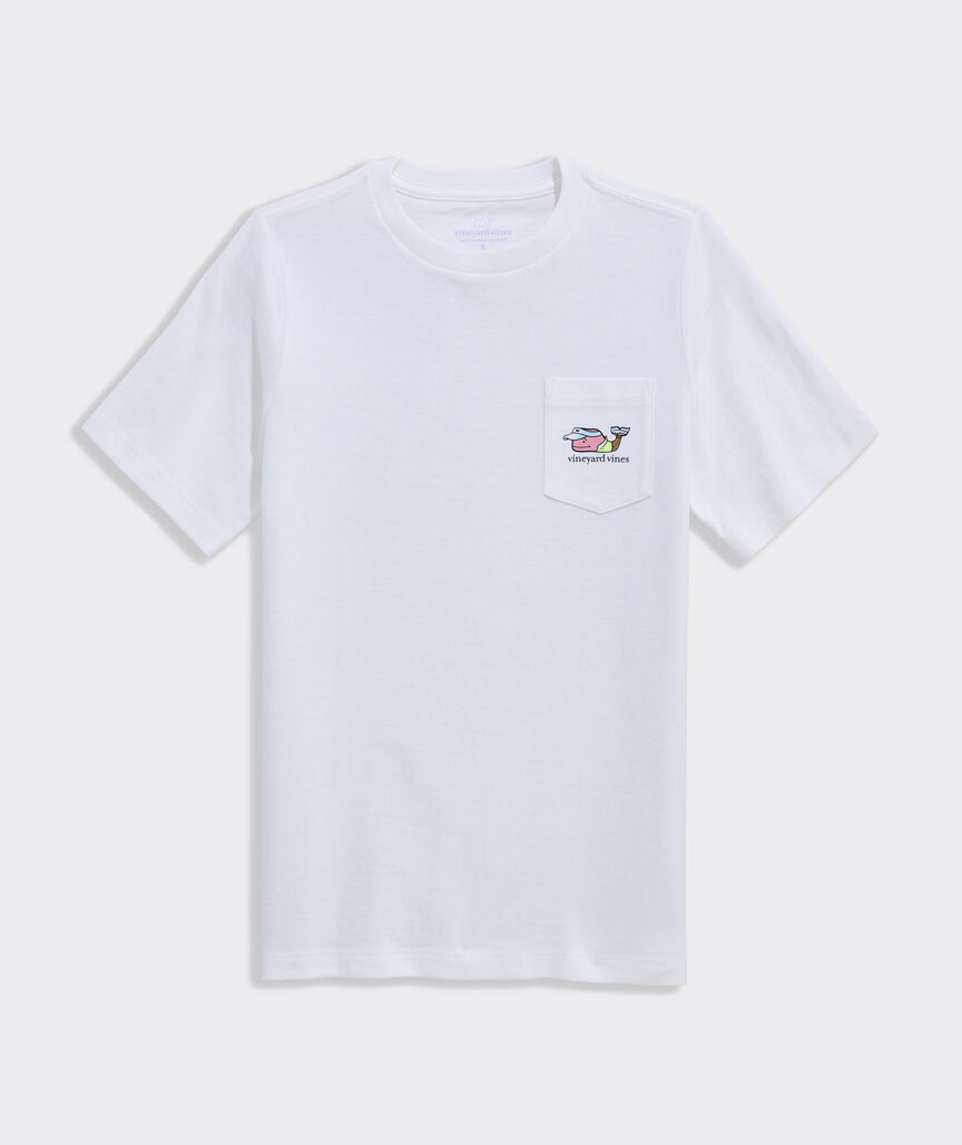 Boys' Golf Whale Short-Sleeve Pocket Tee