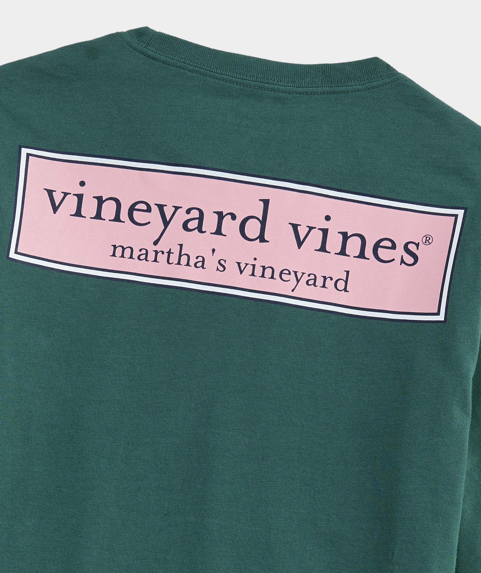 Boys' Classic Logo Box Long-Sleeve Pocket Tee