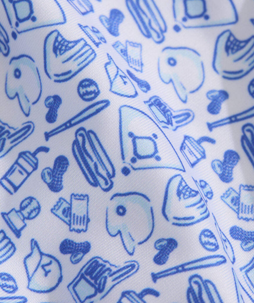 Boys' Performance Printed Sankaty Polo