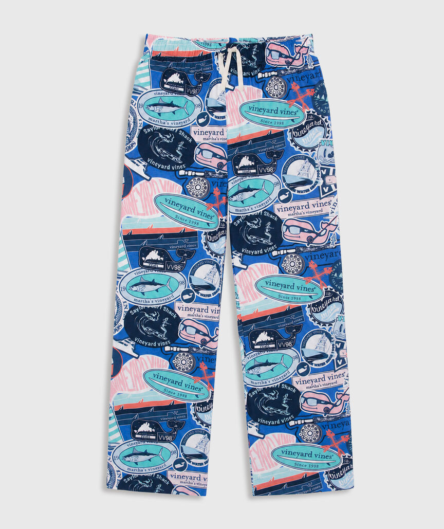 OUTLET Kids' vineyard vines Stickers Pajama Pants