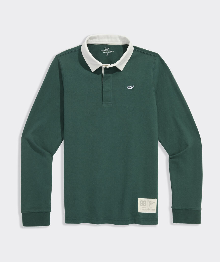 Boys' Solid Rugby Shirt