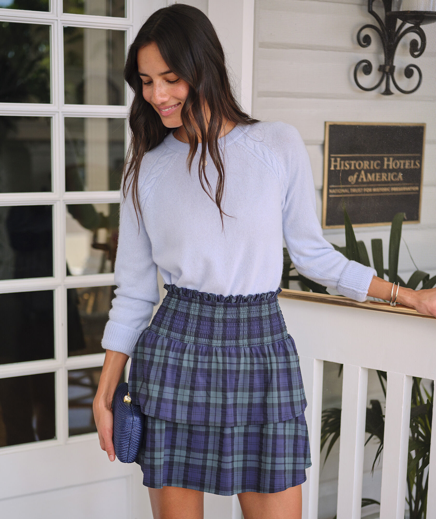 Nellie Harbor Smocked Skirt