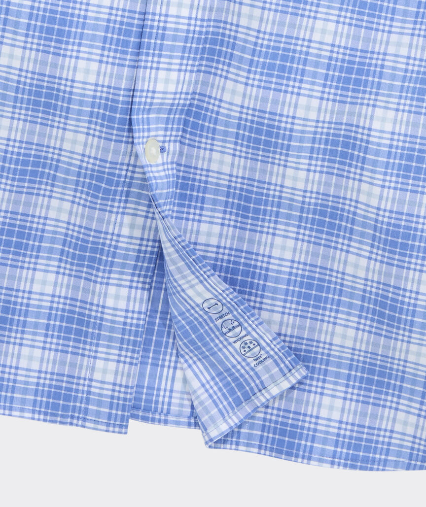 Performance Cotton Swizzle Stick Plaid Shirt