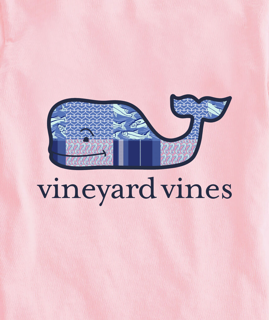 OUTLET Boys' Chappy Patchwork Whale Short-Sleeve Pocket Tee