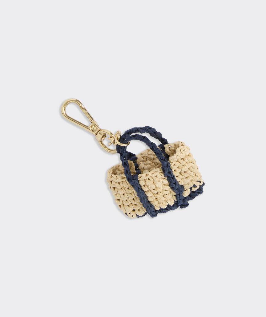 Straw Tote Bag Charm