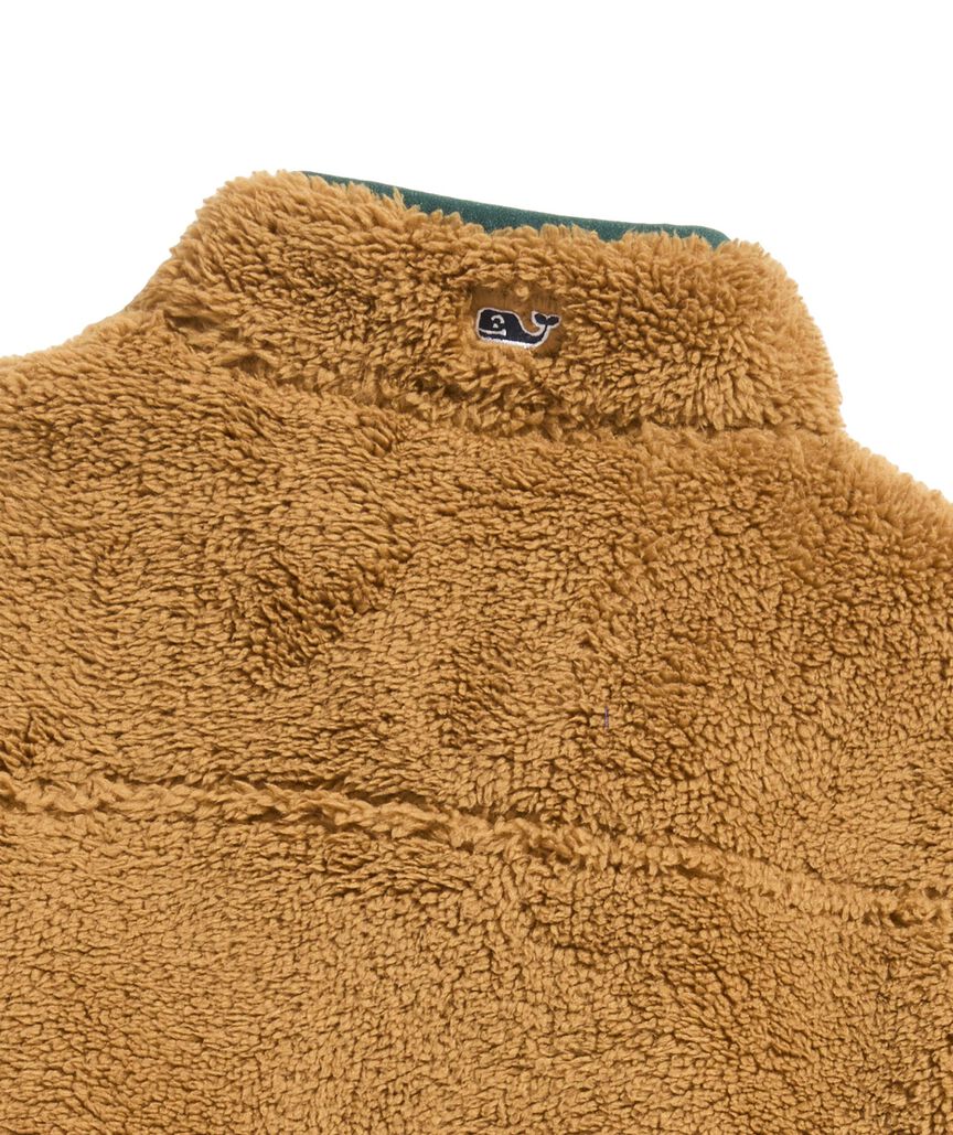 OUTLET Boys' Sherpa Fleece Quarter-Zip