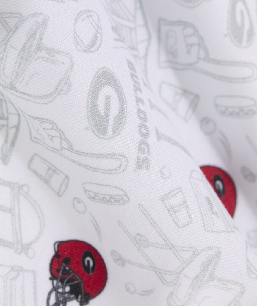 University of Georgia Men's Printed Sankaty Polo