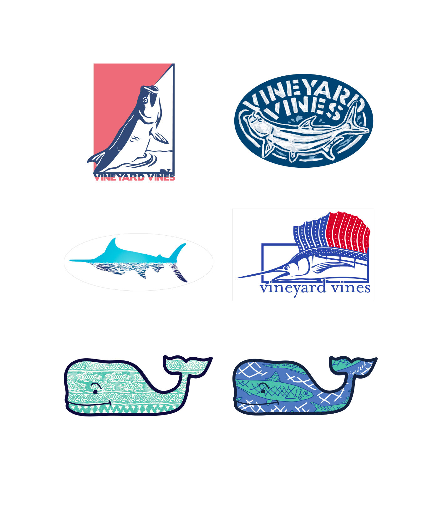 Shop Fishing Sticker Pack at vineyard vines