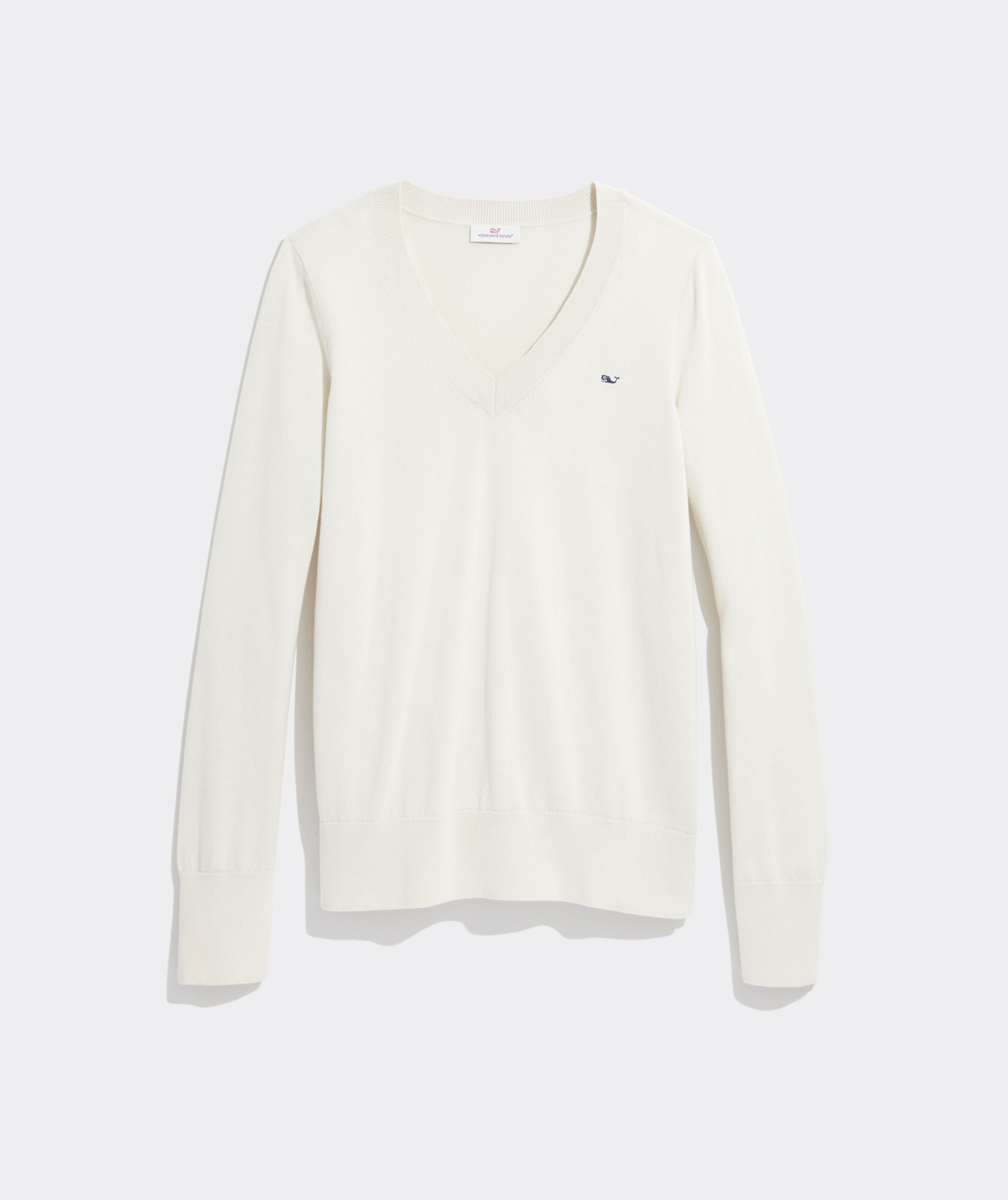 Shop Heritage Cotton VNeck Sweater at vineyard vines