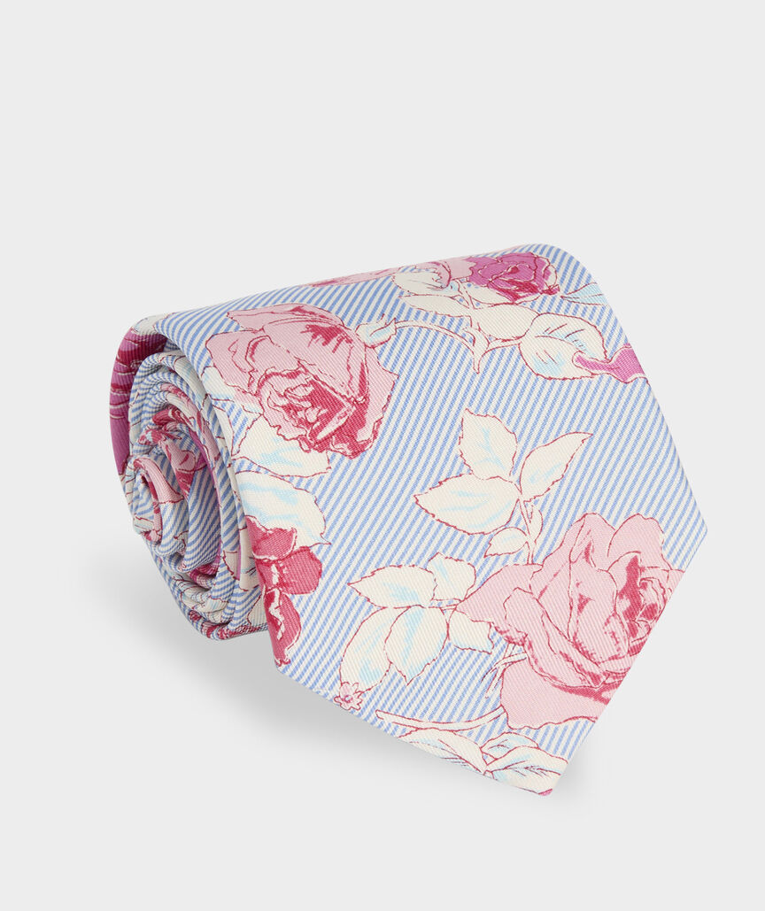 Kentucky Derby Bryndle Rose Silk XL Tie