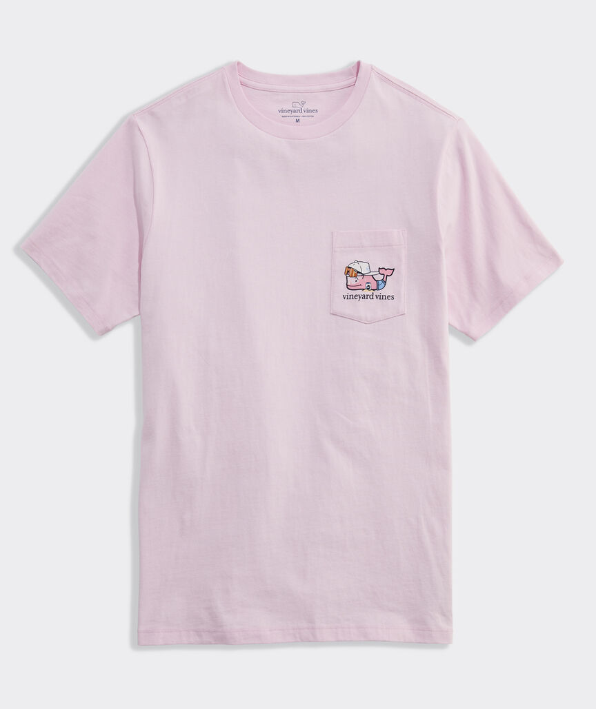 Spring Break Whale Short-Sleeve Pocket Tee