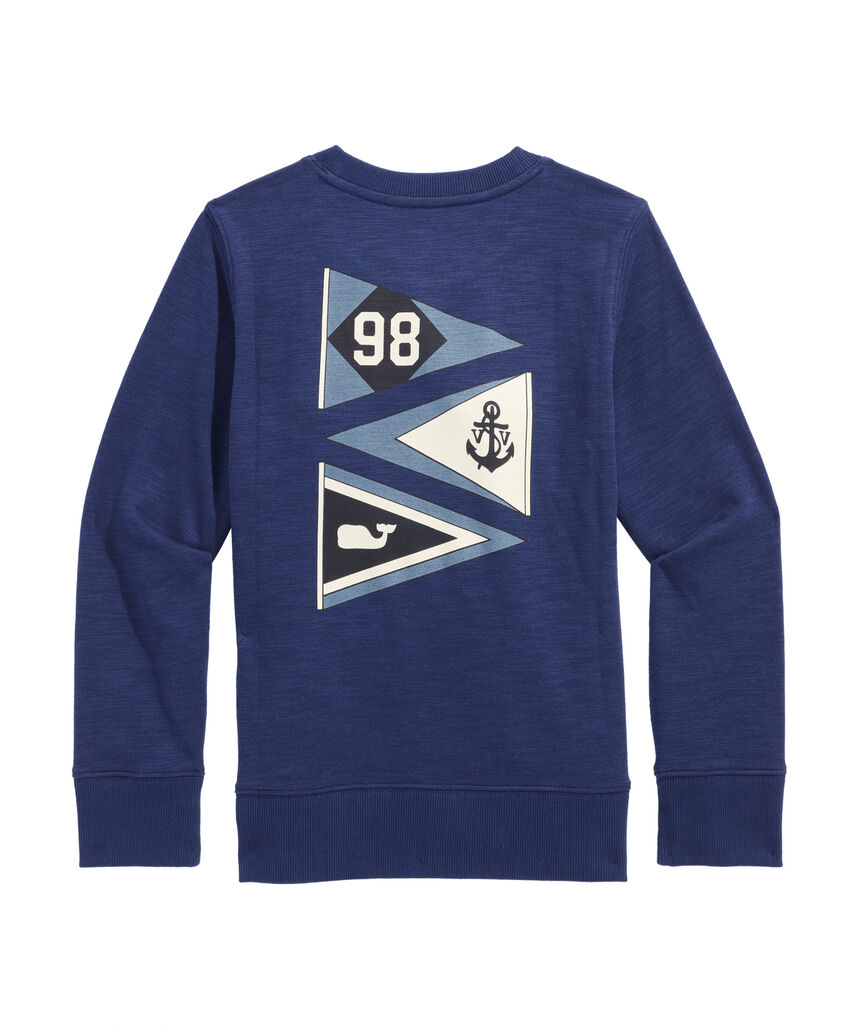 OUTLET Boys' Burgee Graphic Slub Crewneck