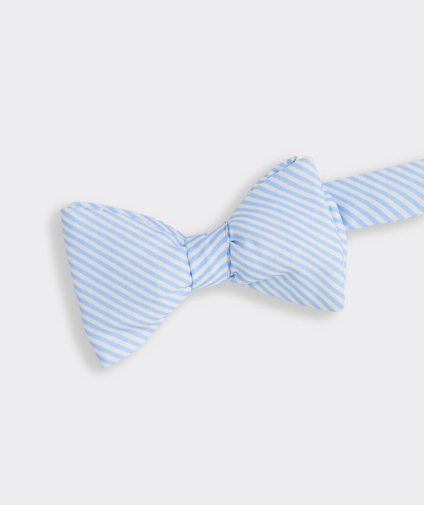 Vineyard Seersucker Printed Bow Tie