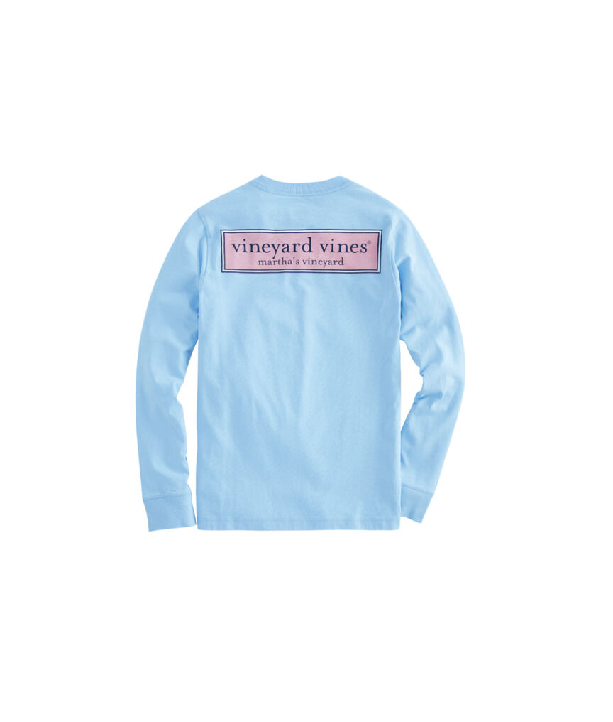 Boys Vineyard Logo Box Long-Sleeve T-Shirt