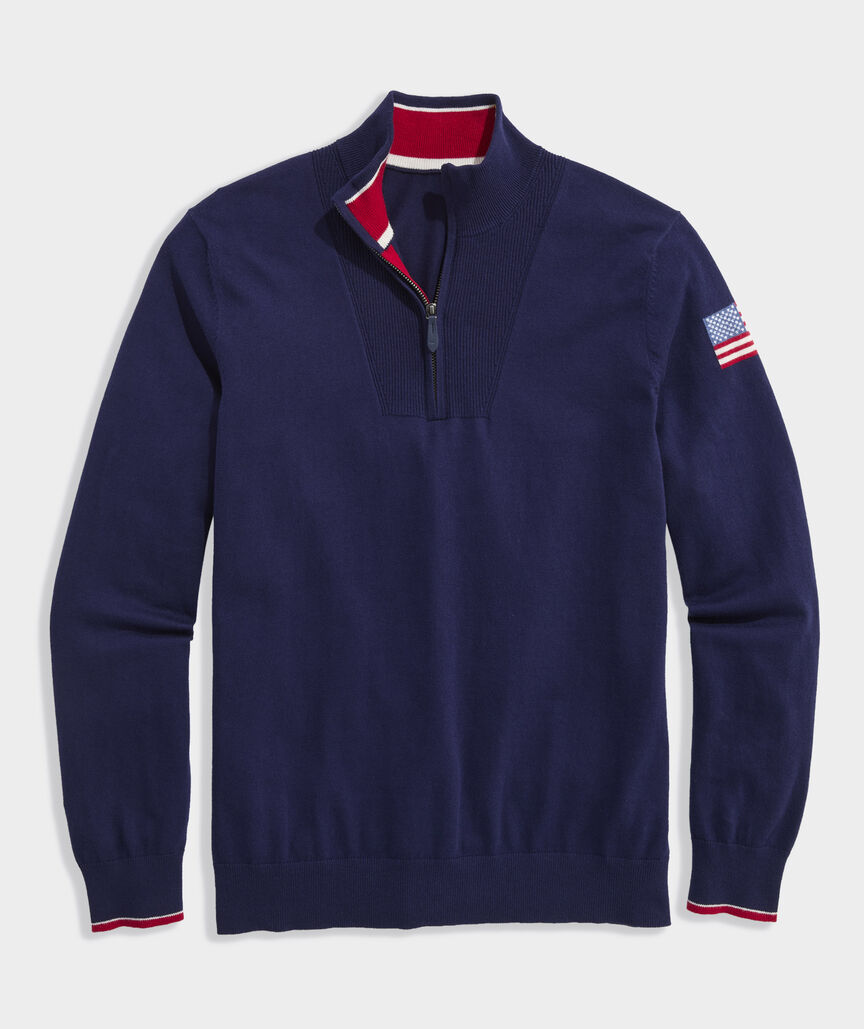Americana Quarter-Zip