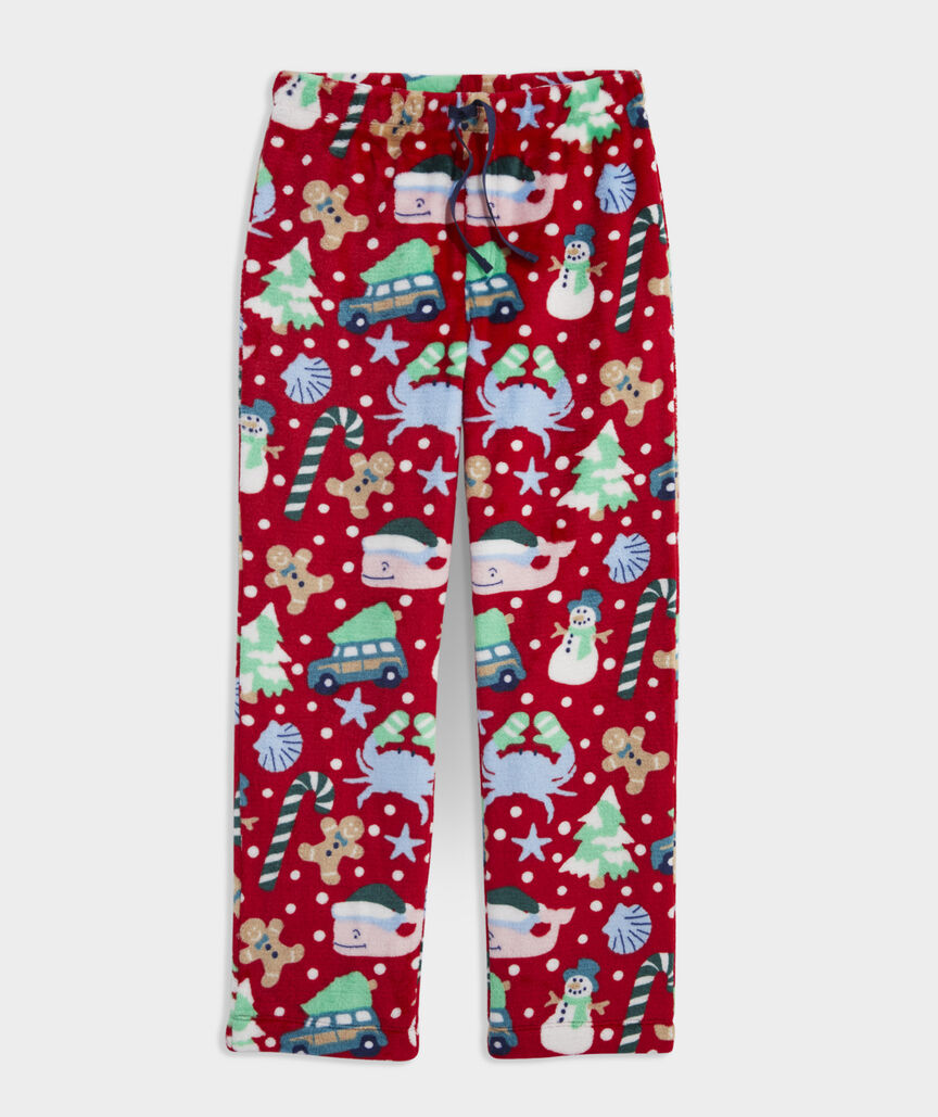 Shop Kids' High Pile Fleece Pajama Pants at vineyard vines
