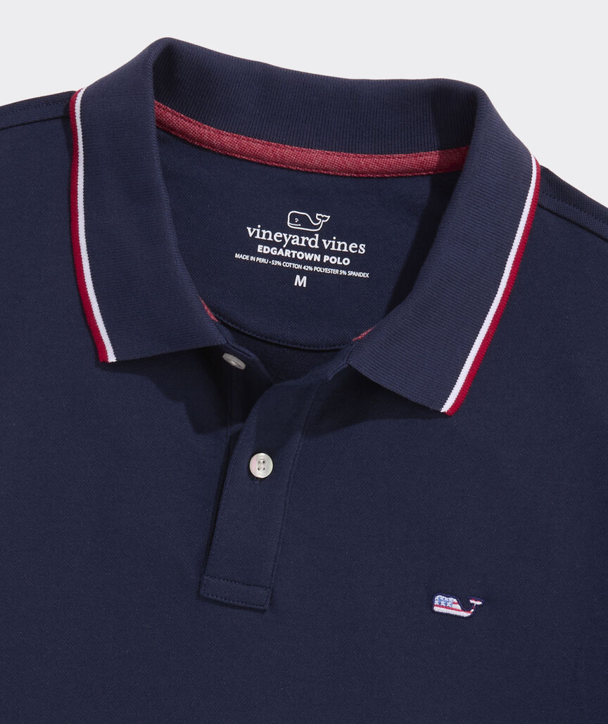 Tipped Edgartown Pique Polo