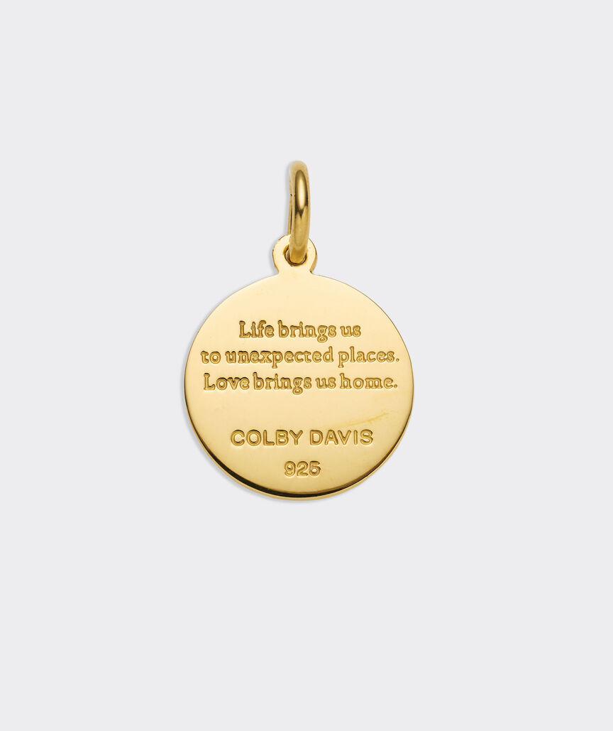 Colby Davis Small Compass Gold Vermeil