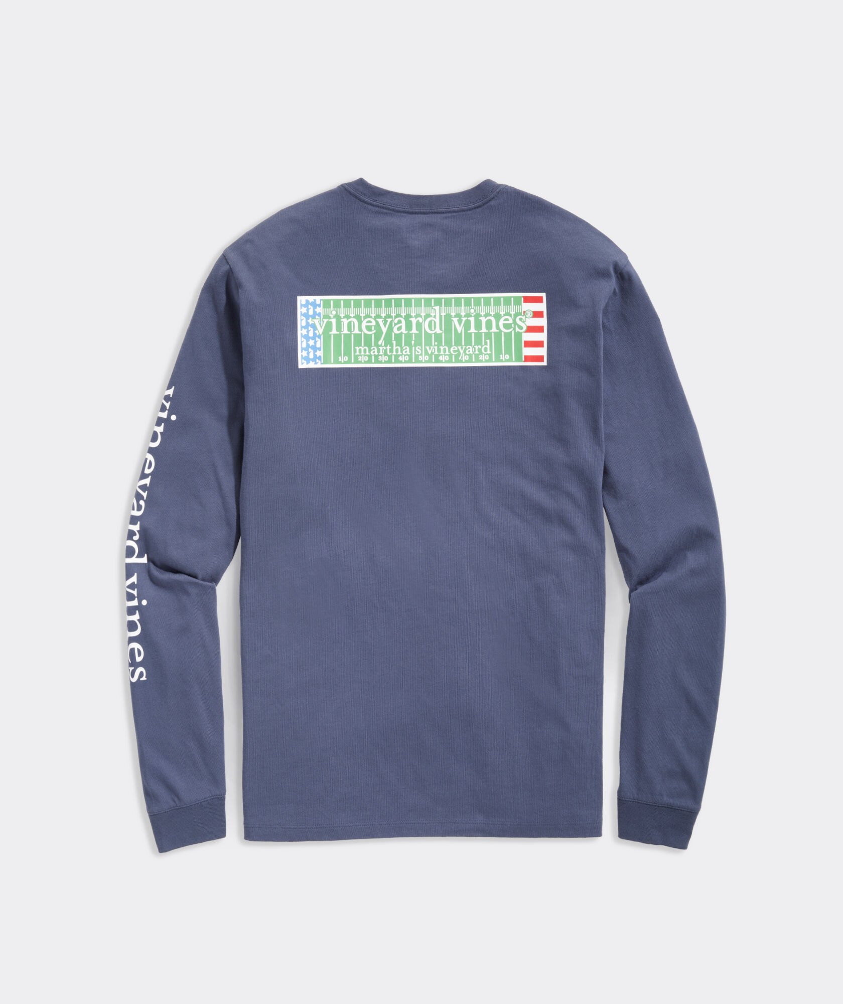 Shop All American Football Logo Box LongSleeve Pocket Tee at vineyard