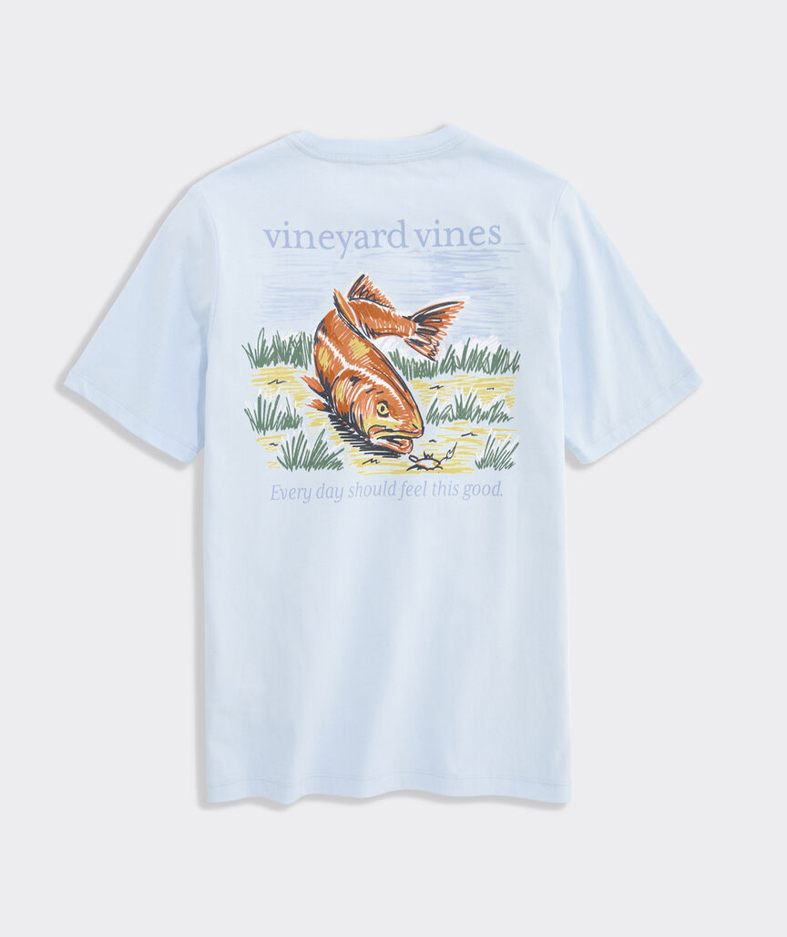 Boys' Redfish Crab Short-Sleeve Pocket Tee