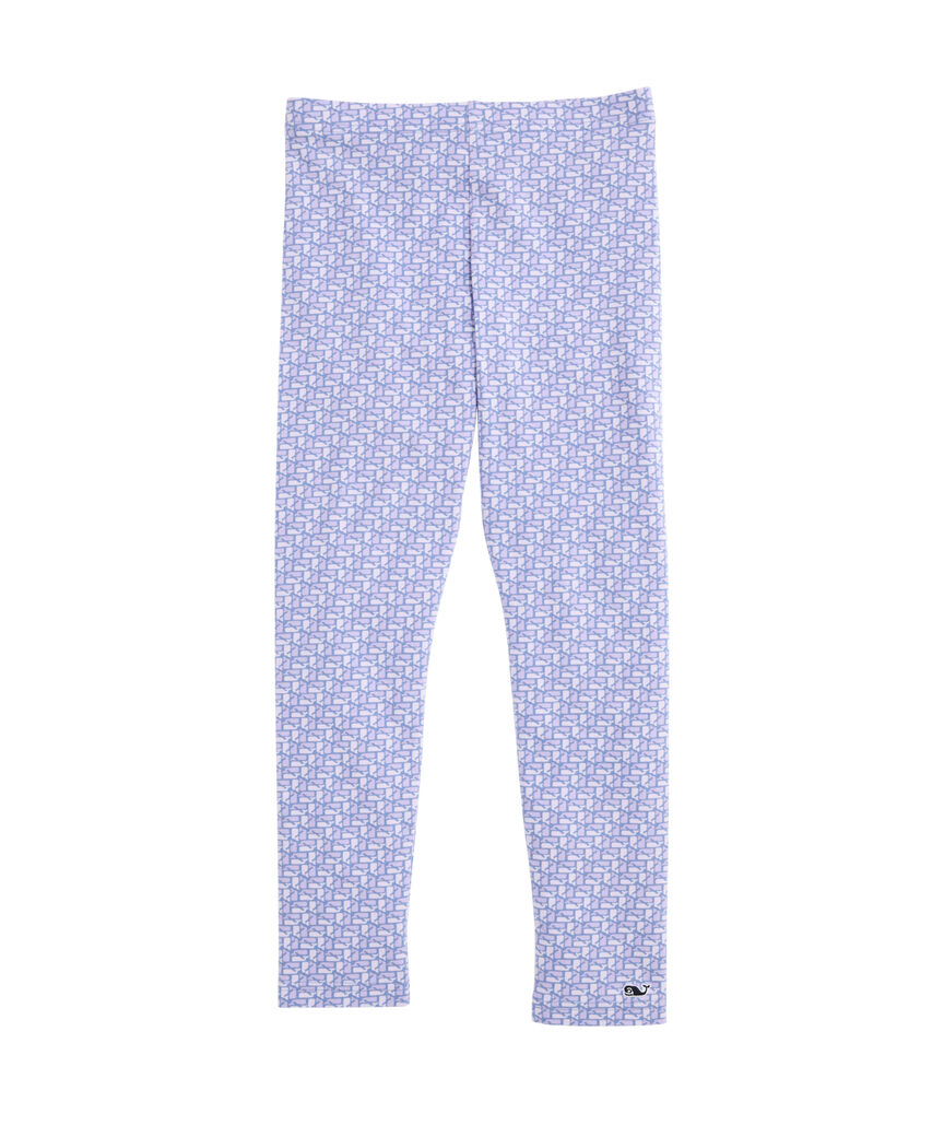 OUTLET Girls' Puzzle Whale Leggings