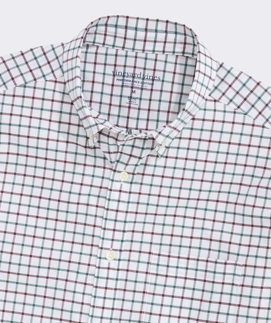 Quidnet Tattersall Performance Cotton Shirt