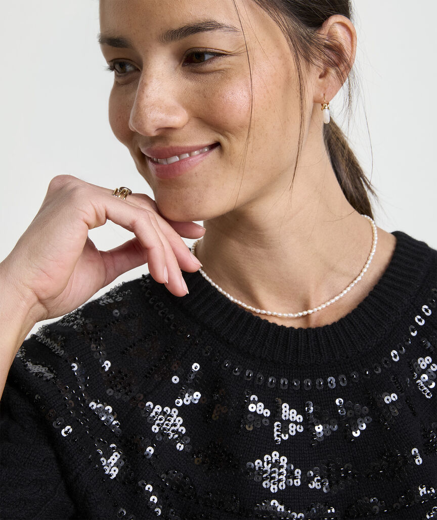 Fair Isle Shine Sweater