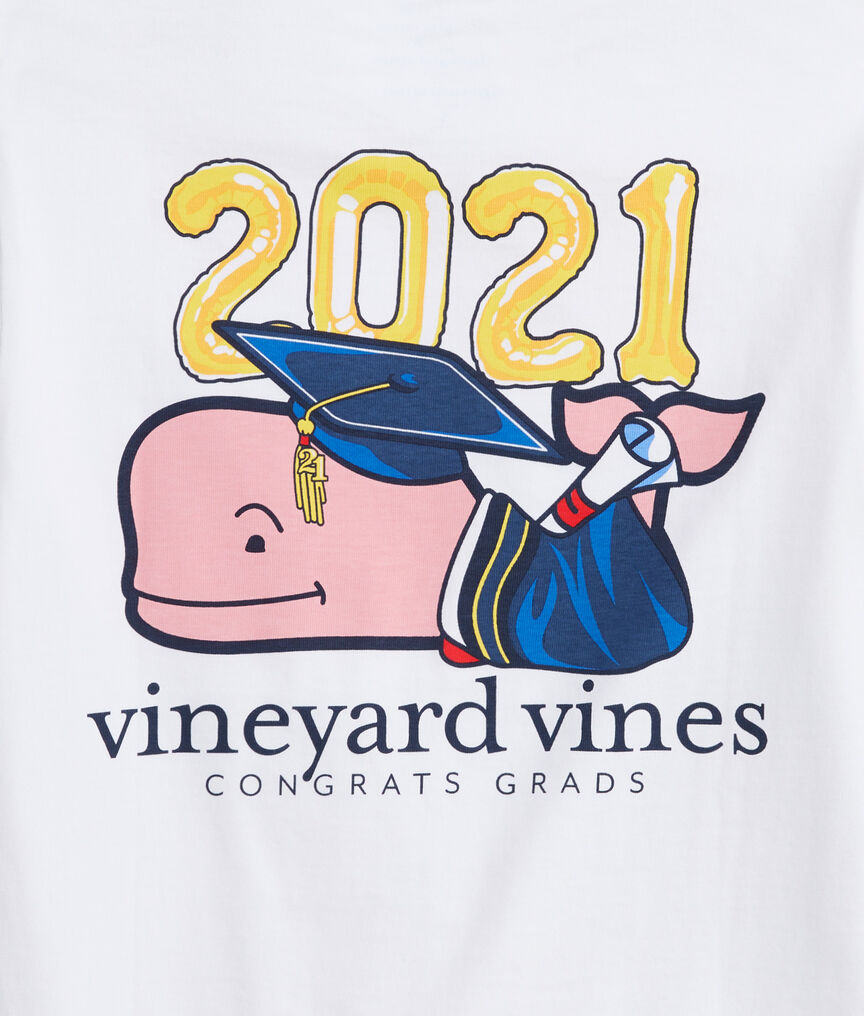 Boys' 2021 Graduation Whale Short-Sleeve Pocket Tee