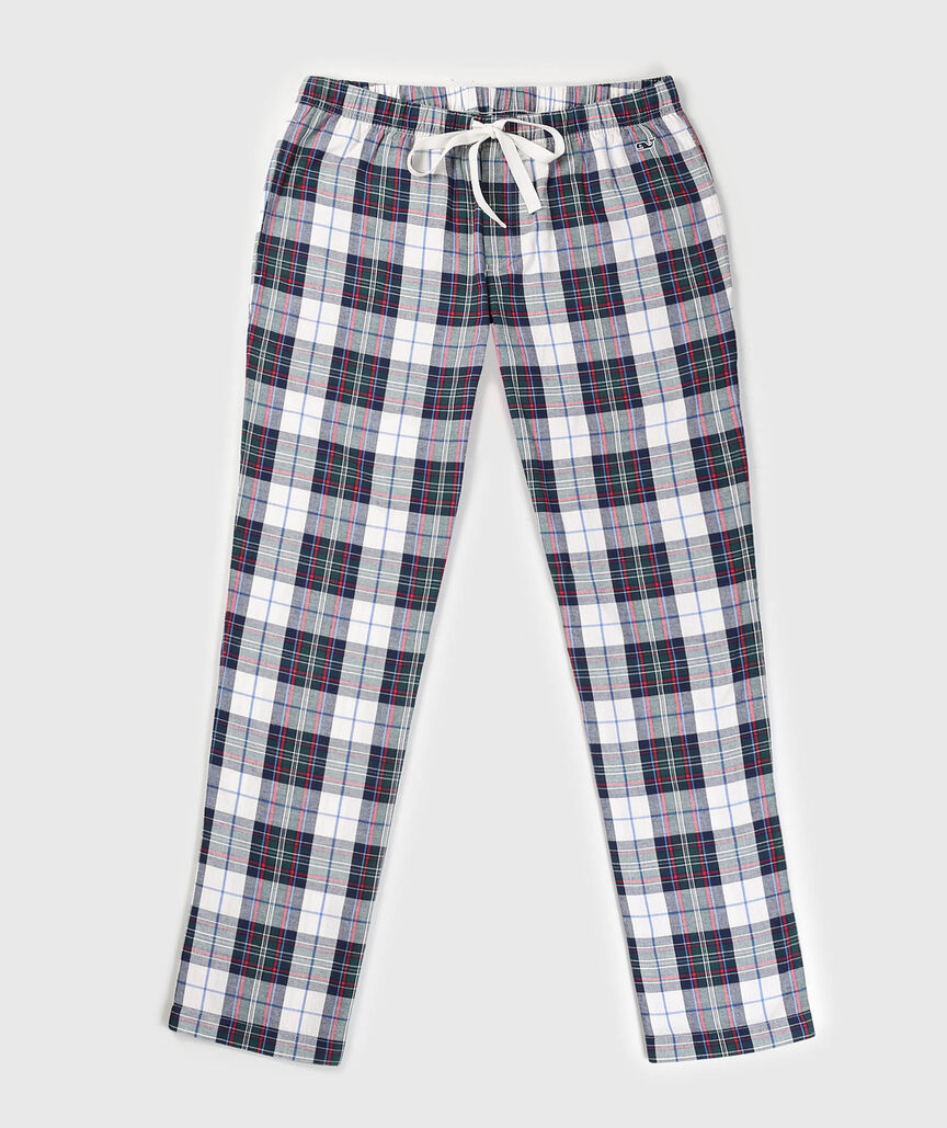 OUTLET Green Plaid Pajama Pants