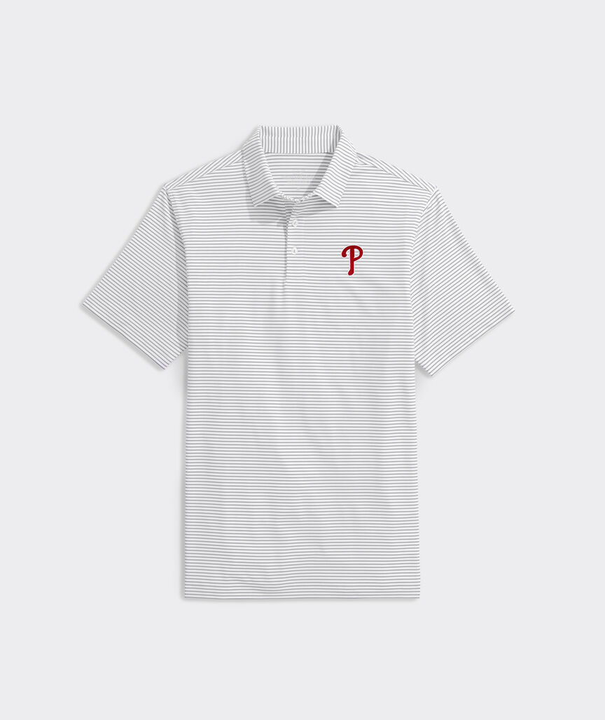 Philadelphia Phillies Bradley Stripe Sankaty Polo