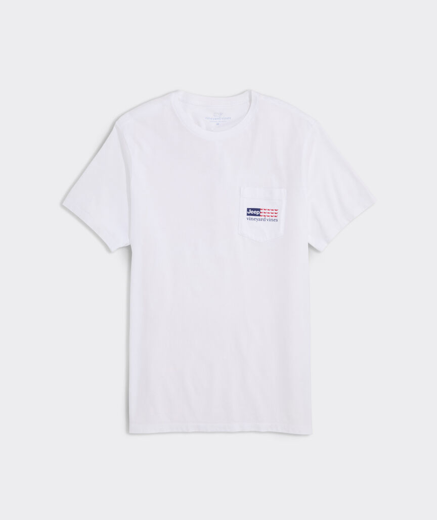 Jeep® Collection VV Flag Short-Sleeve Pocket Tee