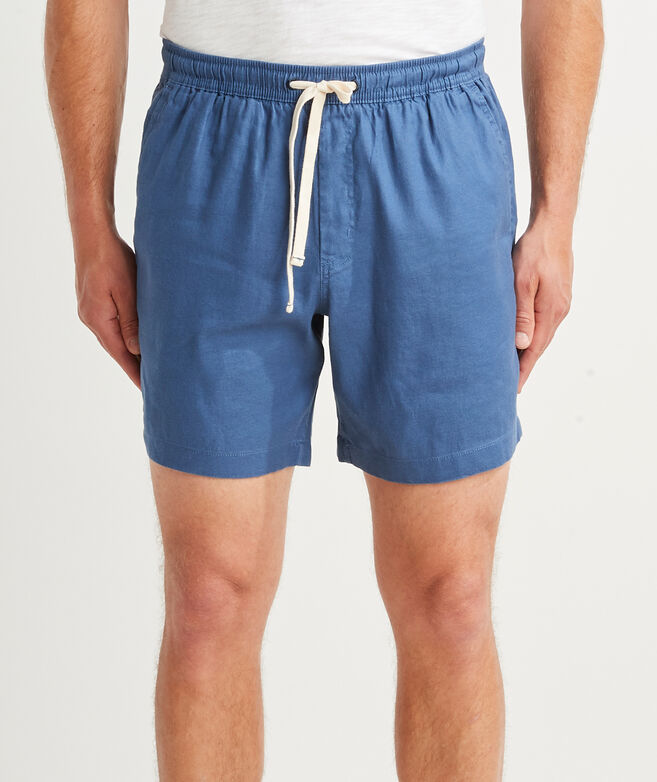 7 Inch Linen Jetty Shorts