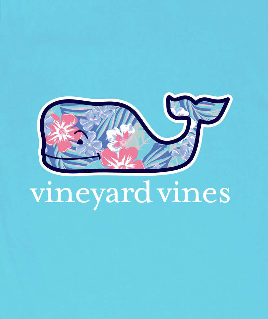 OUTLET Vintage Chappy Floral Whale Short-Sleeve Pocket Tee