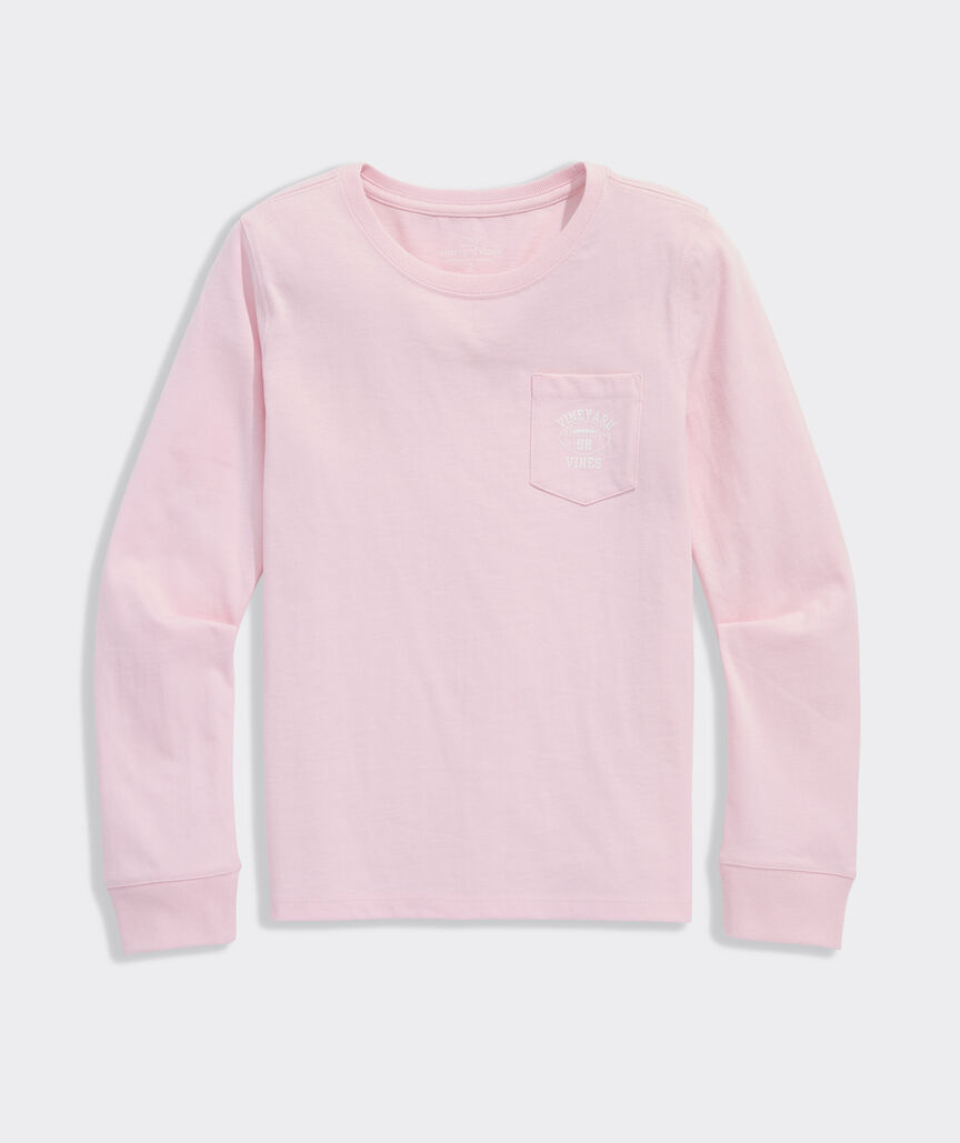 Girls' VV 98 Football Long-Sleeve Pocket Tee