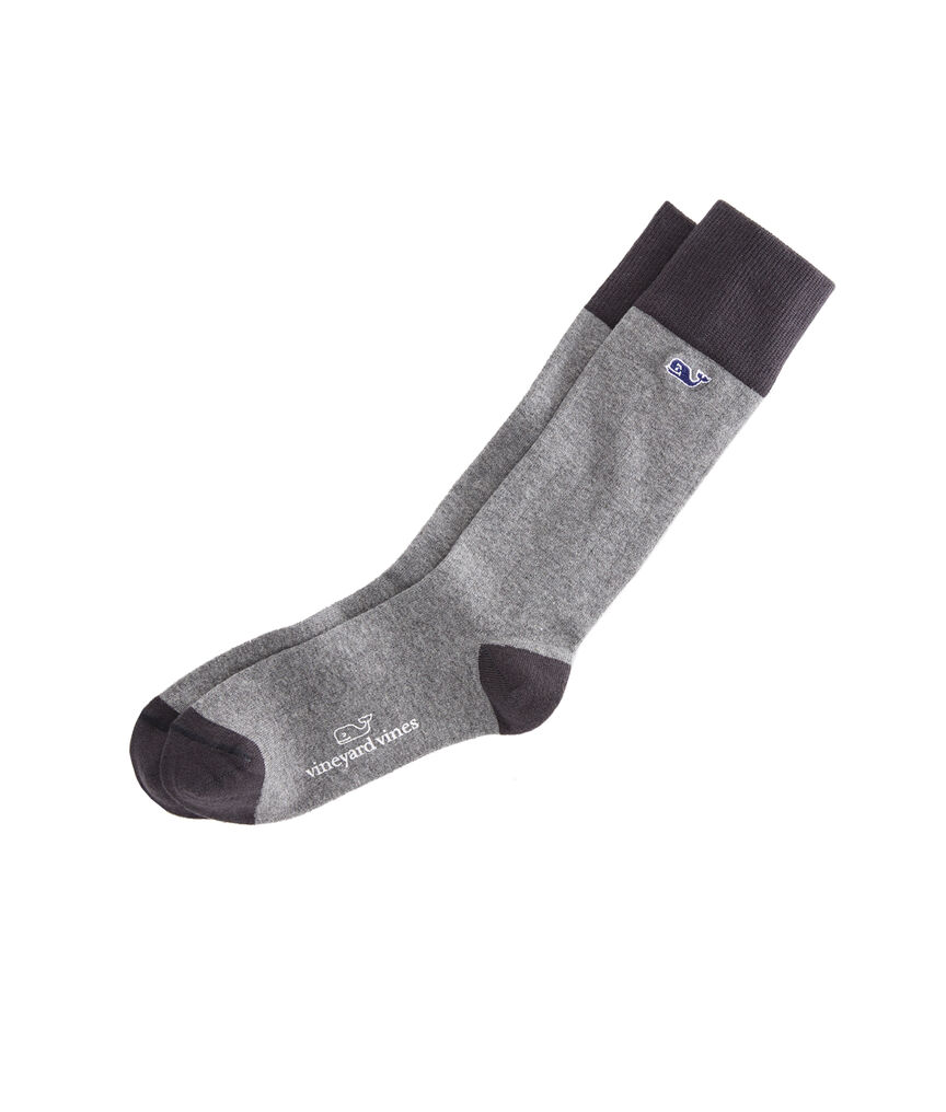 Solid Colorblock Socks