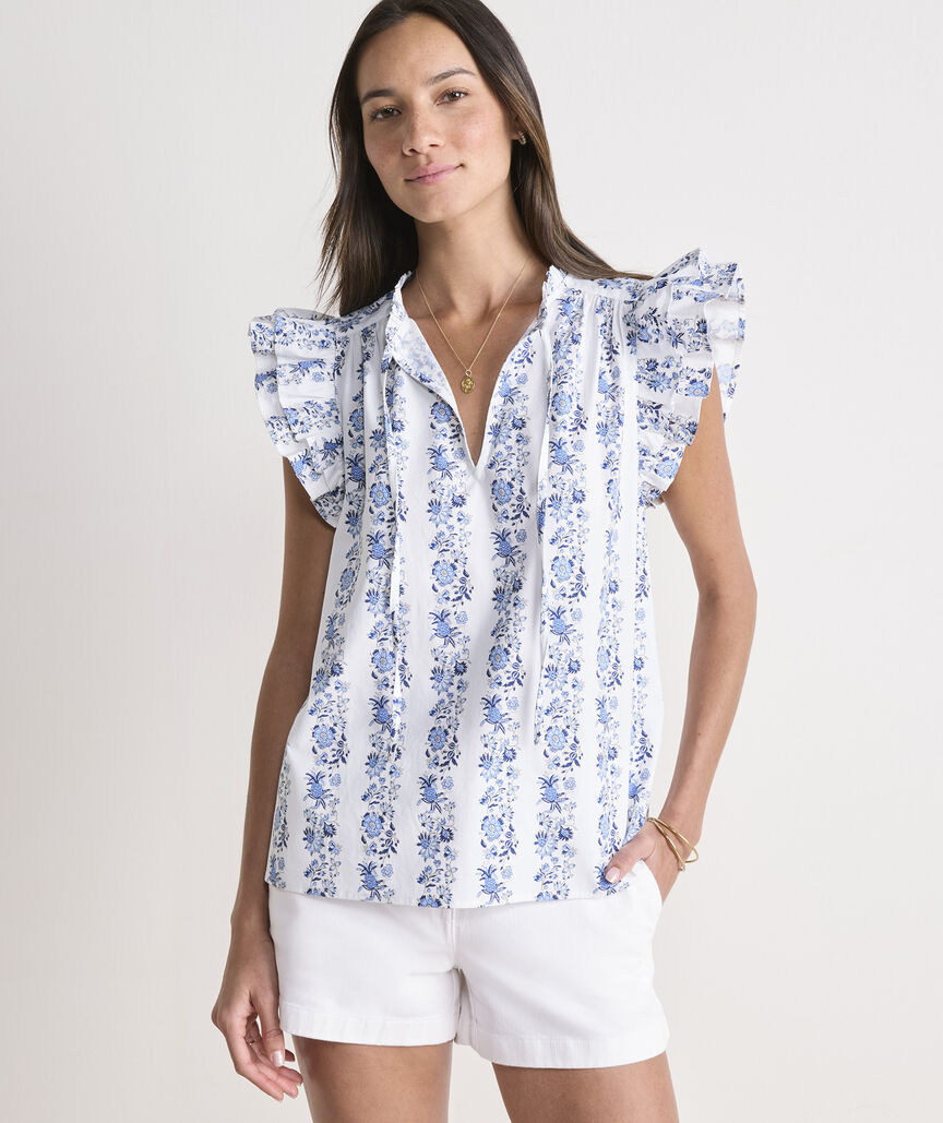 Adare Ruffle Top