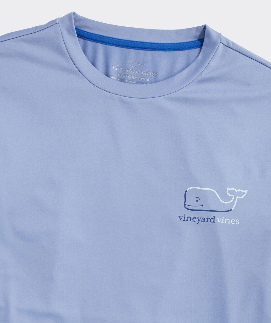 Performance Burgee Whale Long-Sleeve Harbor Tee