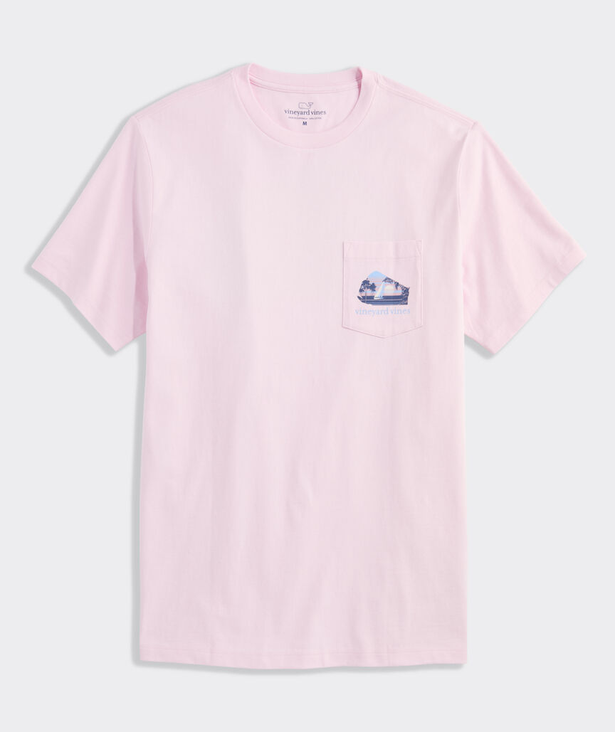 Mahi Sunset Short-Sleeve Pocket Tee