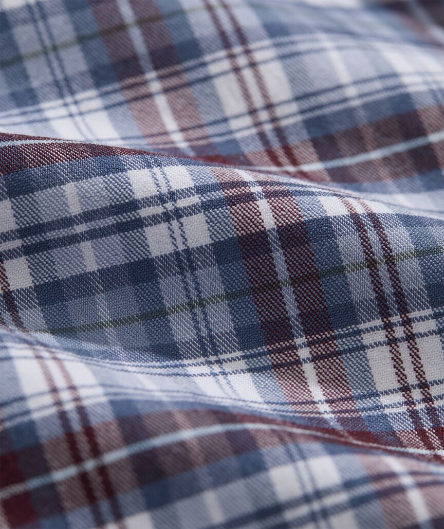 Boys' Performance Cotton Quidnet Tattersall Shirt