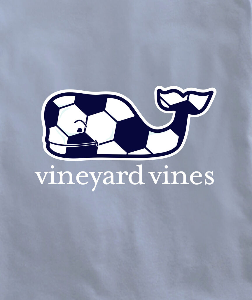 OUTLET Kids' Soccer Ball Whale Short-Sleeve Pocket Tee