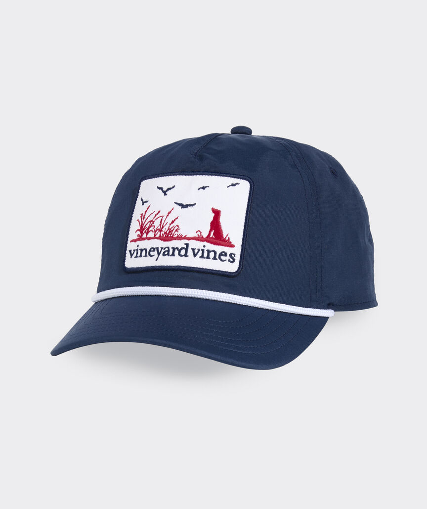 Hunting Dog Silhouette 5-Panel Hat