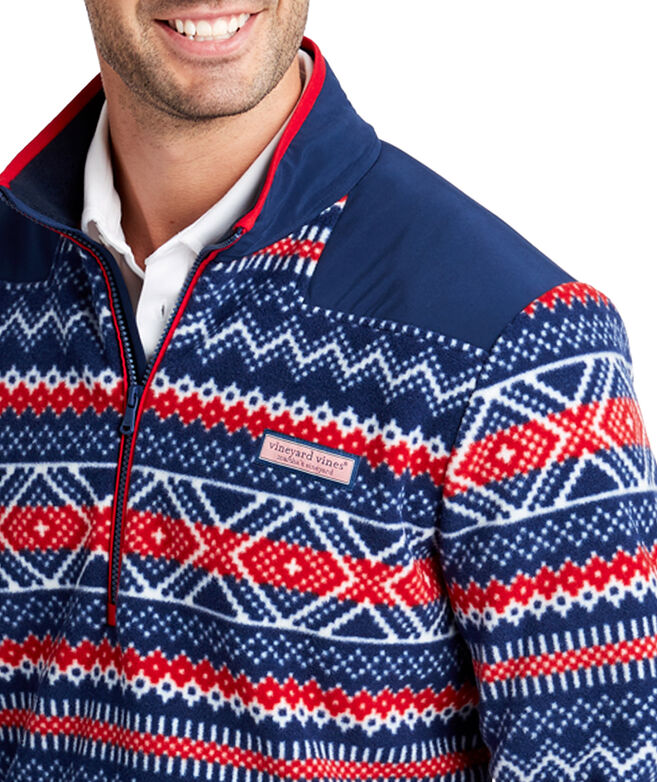 Shop Fairisle Fleece Shep Shirt At Vineyard Vines
