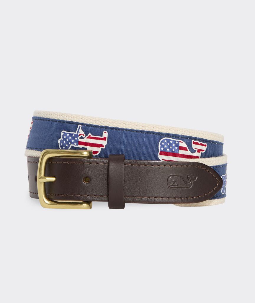 Jeep Collection Americana Canvas Club Belt