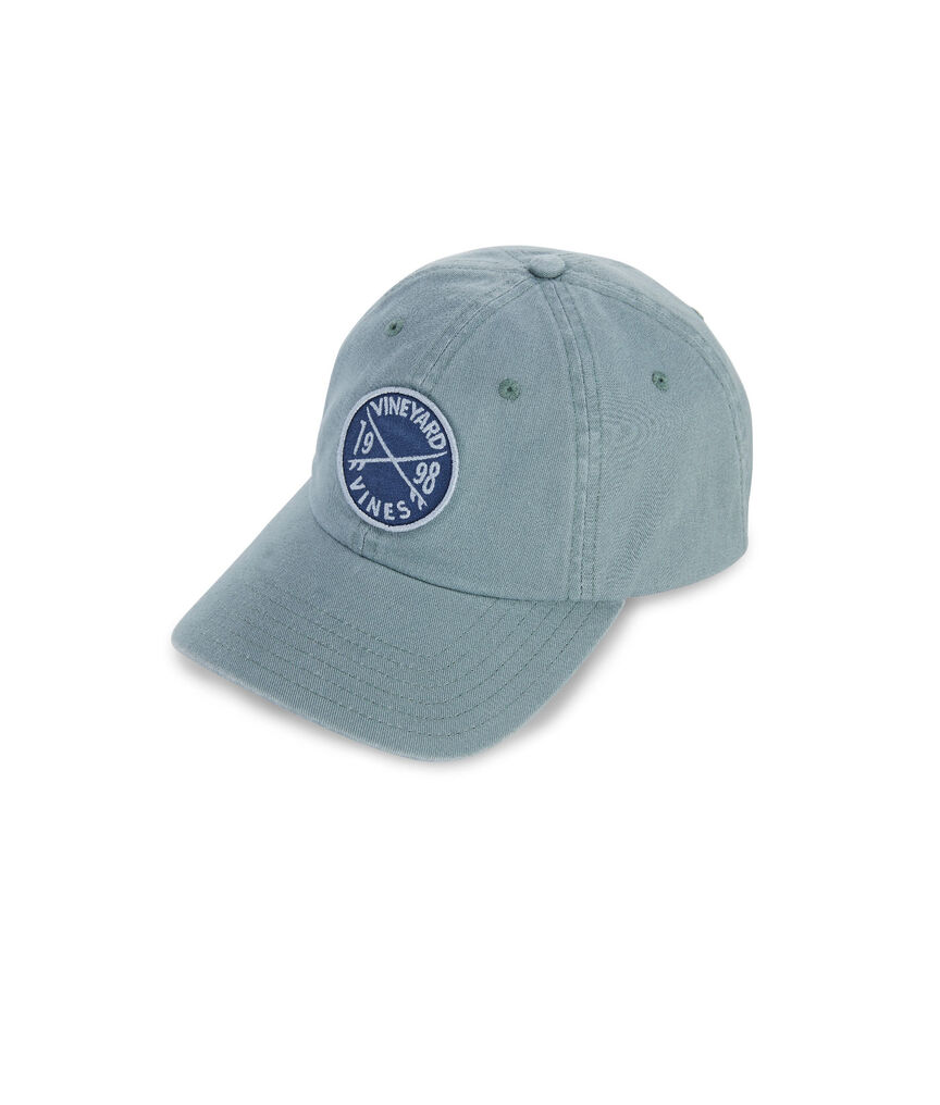 Embroidered Surf Crest Patch Baseball Hat
