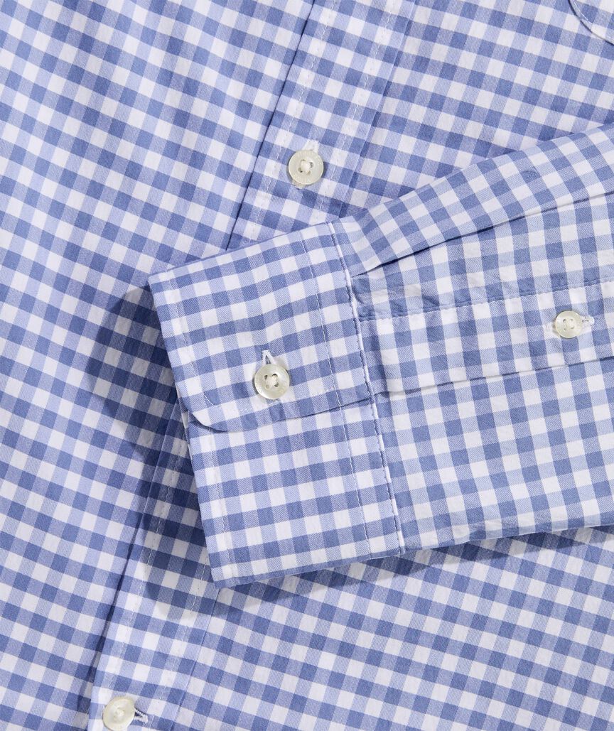 Performance Cotton Skysail Gingham Shirt